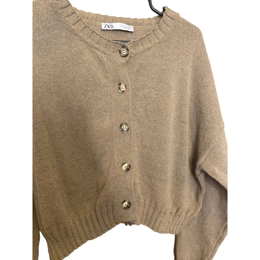 zara button up cardigan sweater - Picture 2 of 5